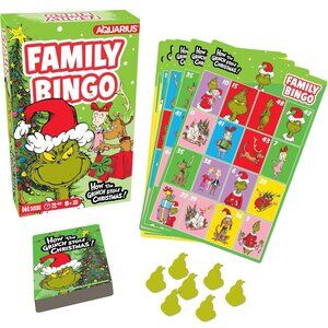 3/$77❤️Dr. Seuss The Grinch Family Bingo Game How The Grinch Stole Christmas